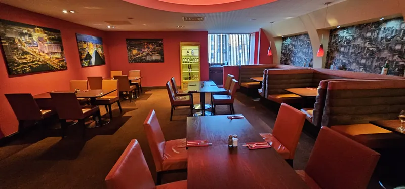 Restaurant booths at Grosvenor Casino Dundee