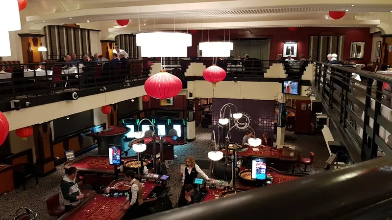 Gaming floor at Grosvenor Casino Edinburgh Maybury
