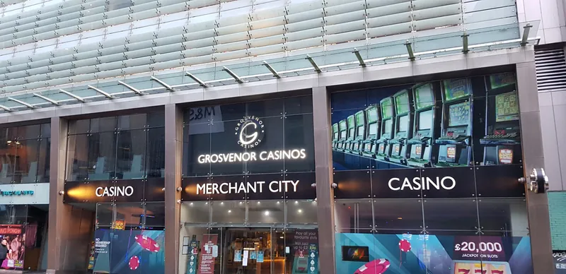 Entrance to Grosvenor Casino Glasgow Merchant City