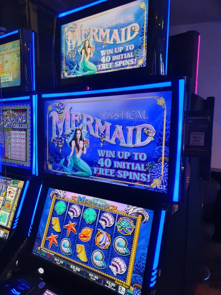 Slot machine at Grosvenor Casino Glasgow Merchant City