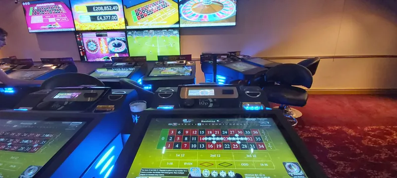 Electronic roulette at Grosvenor Casino Glasgow Riverboat