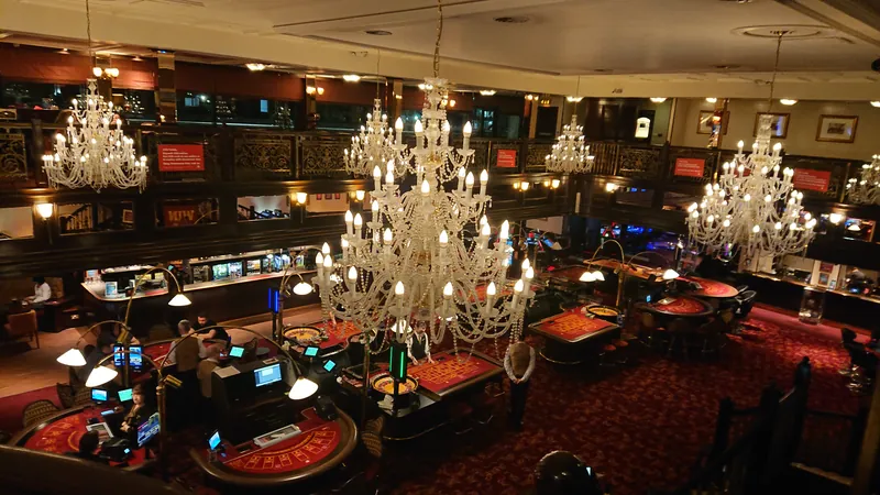 Gaming floor at Grosvenor Casino Glasgow Riverboat