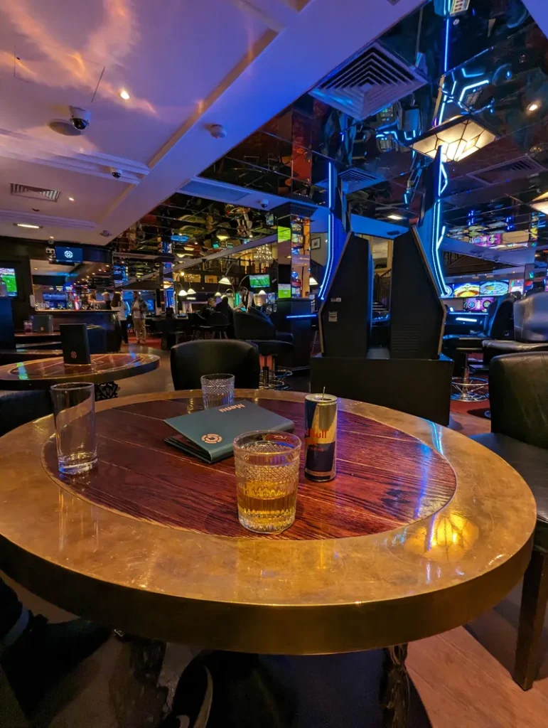 Lounge area at Grosvenor Casino Glasgow Riverboat