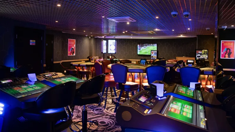 Gaming floor at Grosvenor Casino Great Yarmouth