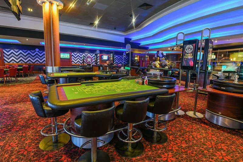 Live gaming tables at Grosvenor Casino Huddersfield