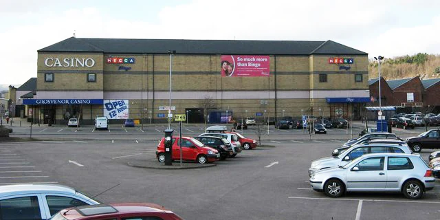 Mecca Bingo and Grosvenor Casino building in Huddersfield