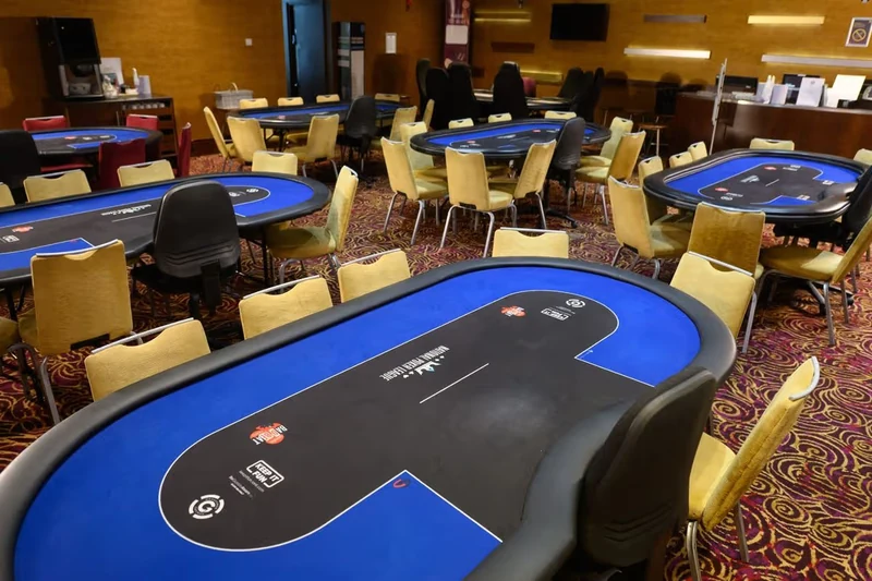 Poker tables at Grosvenor Casino Hull