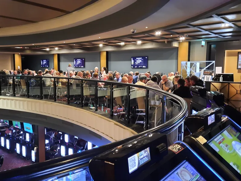 Poker mezzanine at Grosvenor Casino Leeds Westgate