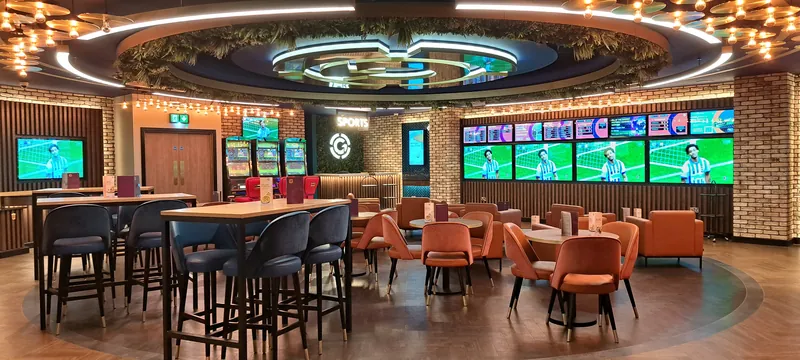 Sports lounge at Grosvenor Casino Leicester