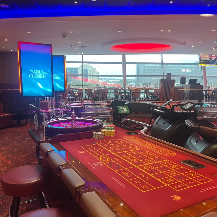 Roulette table at Grosvenor Casino Liverpool Leo