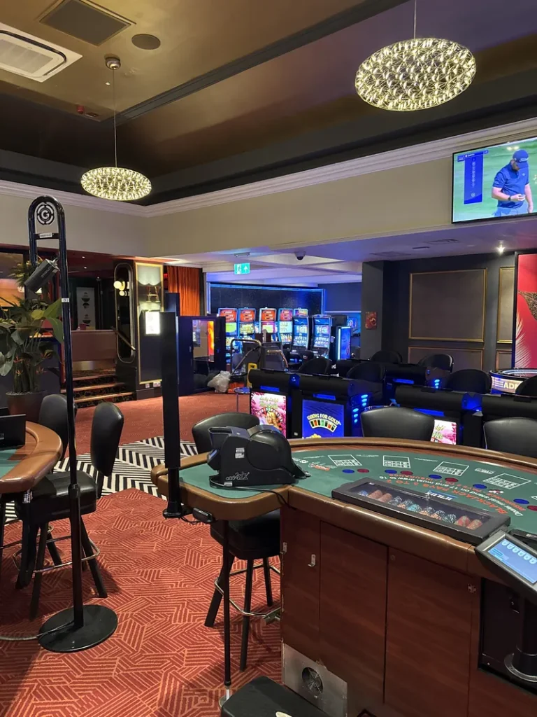 Gaming floor at Grosvenor Casino London Bayswater