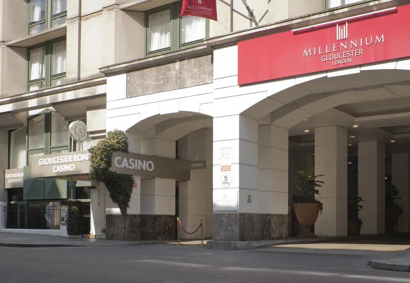 Street view of the casino at Grosvenor Casino London Gloucester Road