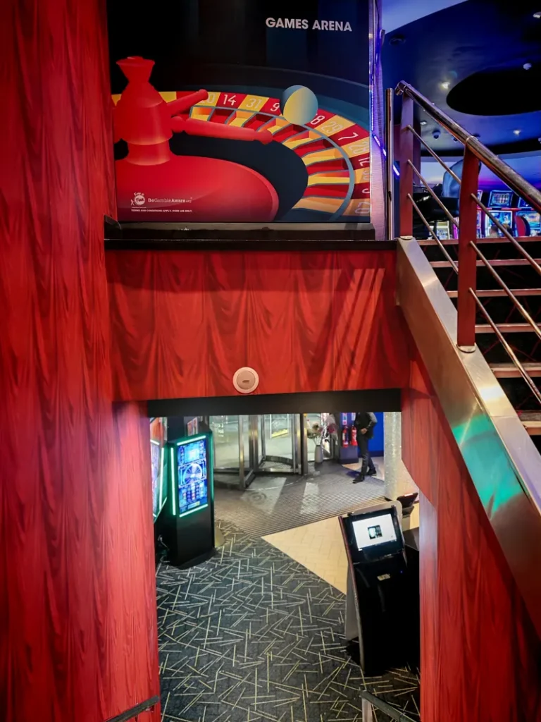 Games arena at Grosvenor Casino London St Giles