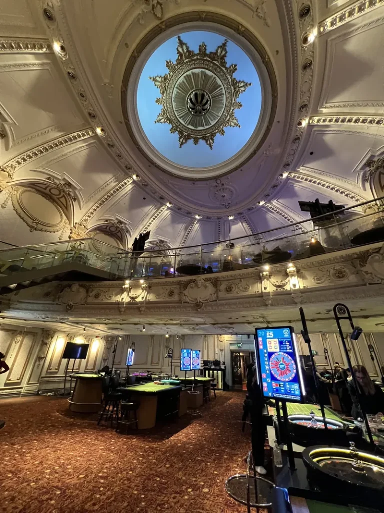 Historic dome at Grosvenor Casino London The Rialto