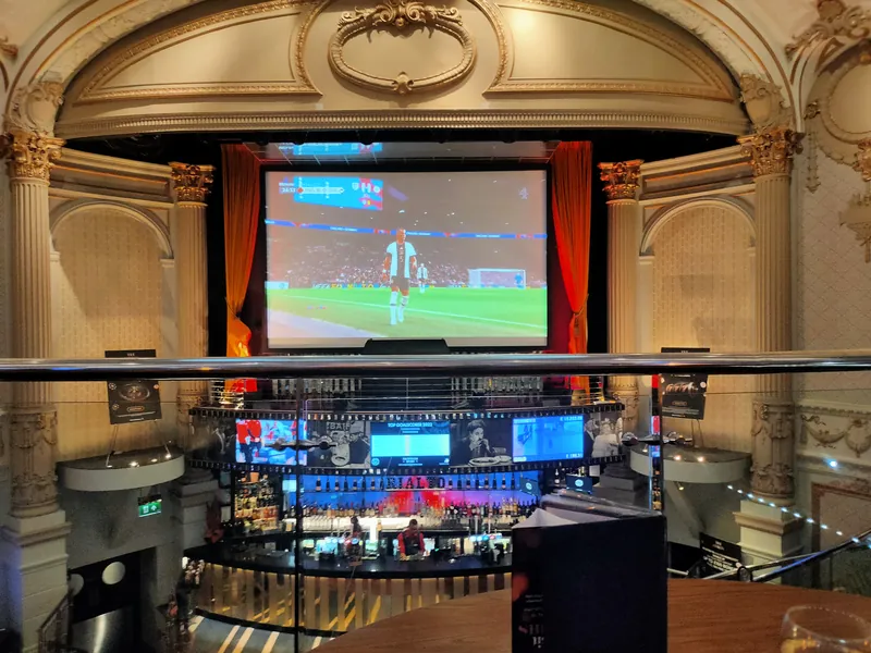 Sports screen at Grosvenor Casino London The Rialto