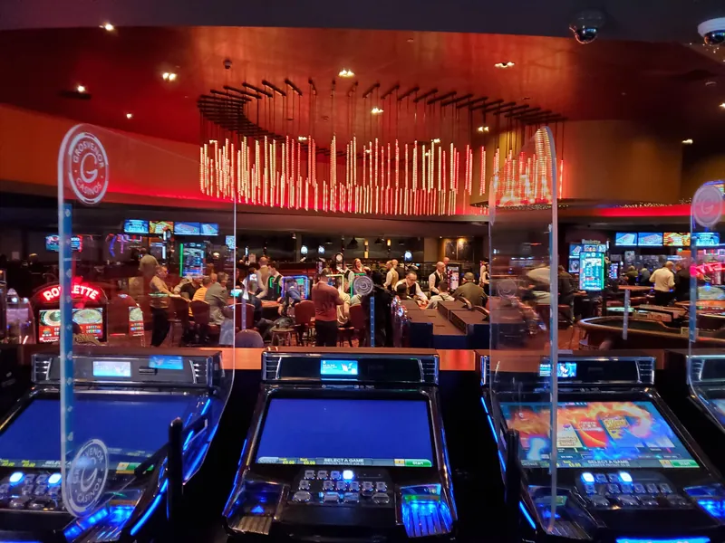 Slot machines at Grosvenor Casino Luton