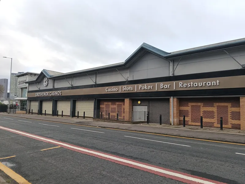 Frontage at Grosvenor Casino Manchester Bury New Road
