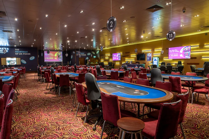 Poker room at Grosvenor Casino Manchester Bury New Road
