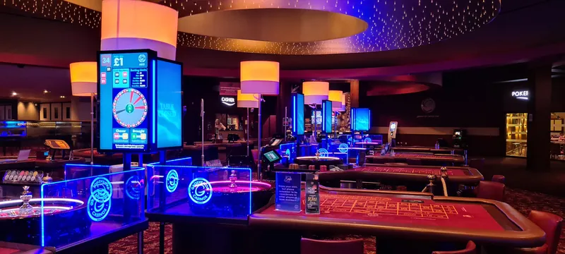 Roulette area at Grosvenor Casino Manchester Bury New Road