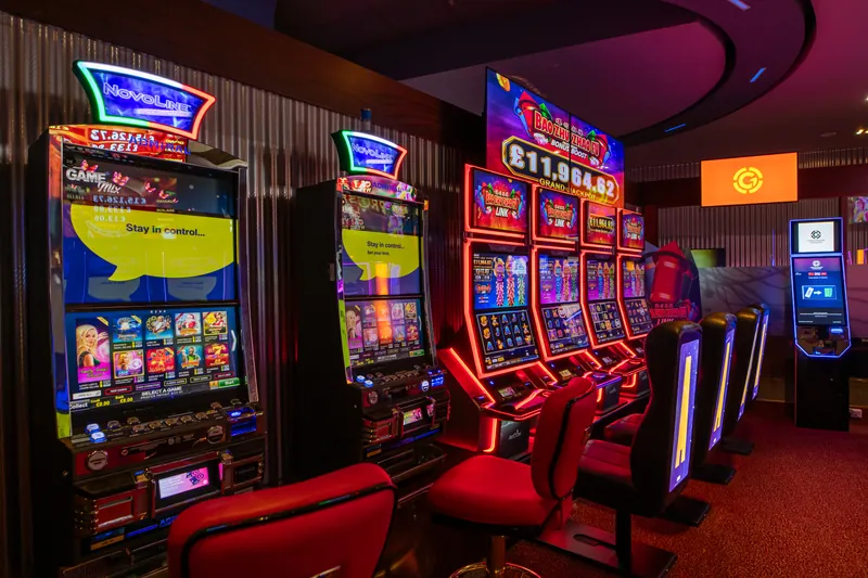 Slot machines at Grosvenor Casino Manchester Bury New Road