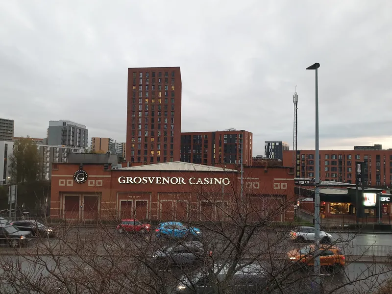 City view at Grosvenor Casino Manchester Salford