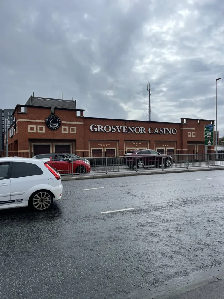 Road view at Grosvenor Casino Manchester Salford