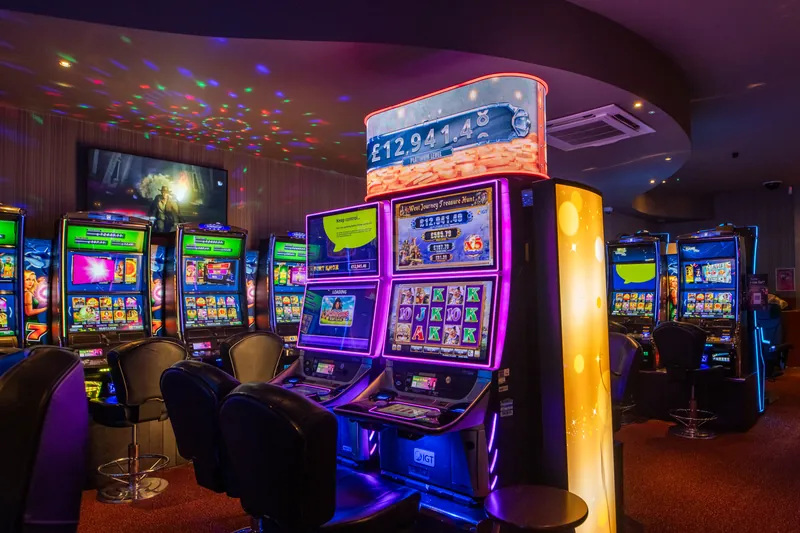 Slot machines at Grosvenor Casino Manchester Salford