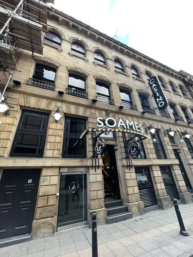 Building of Grosvenor Casino Manchester Soames