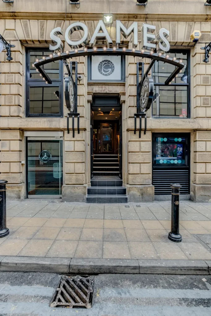 Main entrance to Grosvenor Casino Manchester Soames