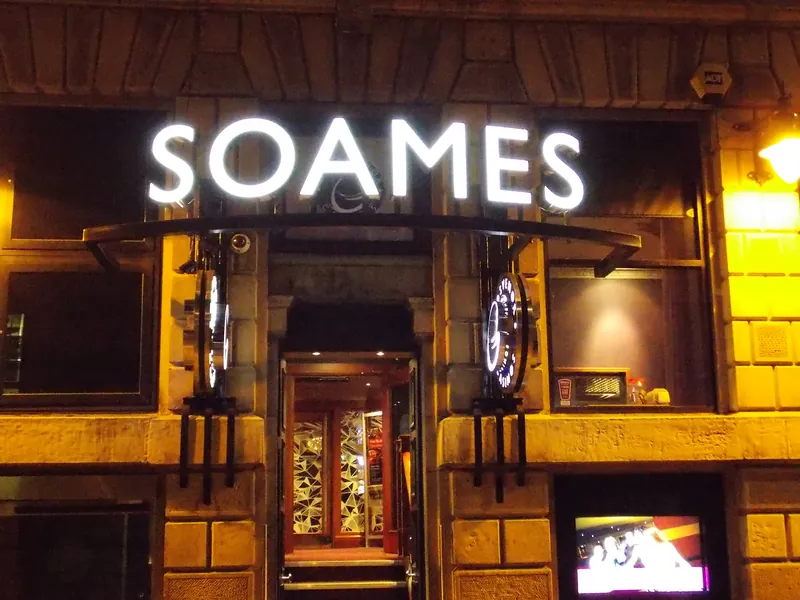 Entrance at night to Grosvenor Casino Manchester Soames