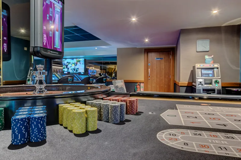 Roulette table at Grosvenor Casino Manchester Soames
