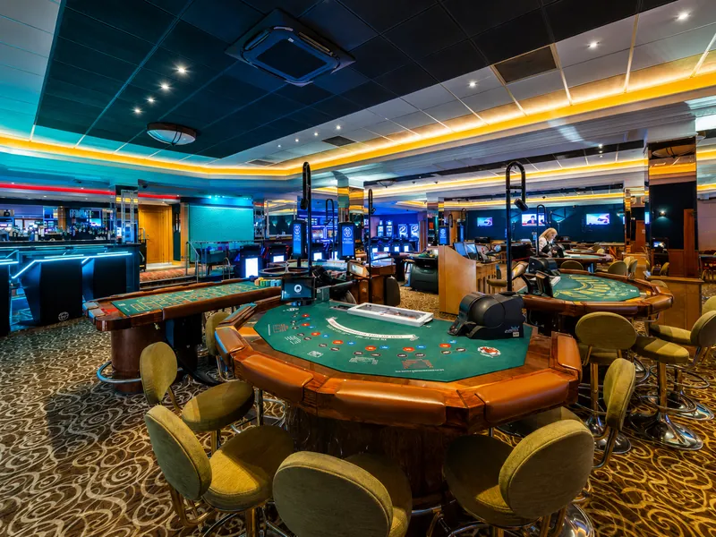 Gaming floor at Grosvenor Casino Northampton