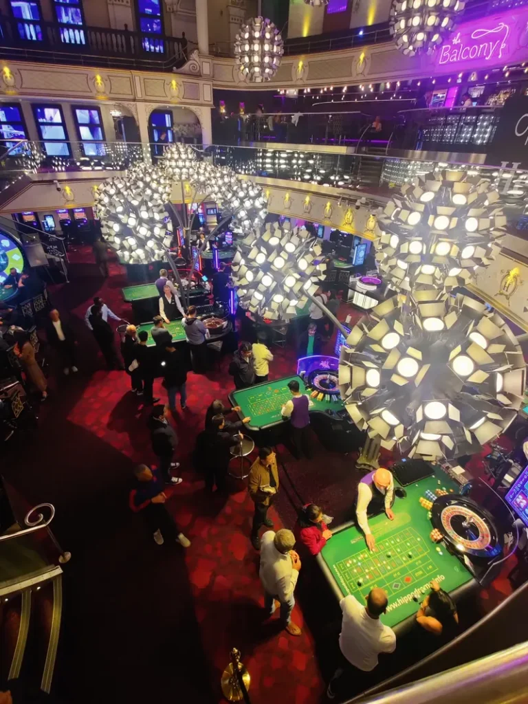 Gaming floor at Grosvenor Casino Plymouth