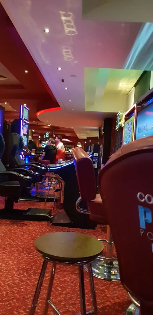 Slot machines at Grosvenor Casino Plymouth