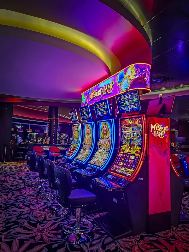 Slot machines at Grosvenor Casino Reading South