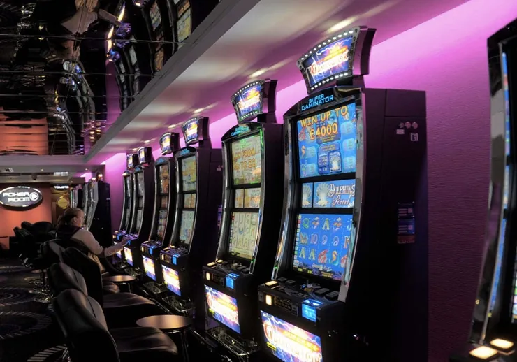 Slot machines at Grosvenor Casino Scarborough