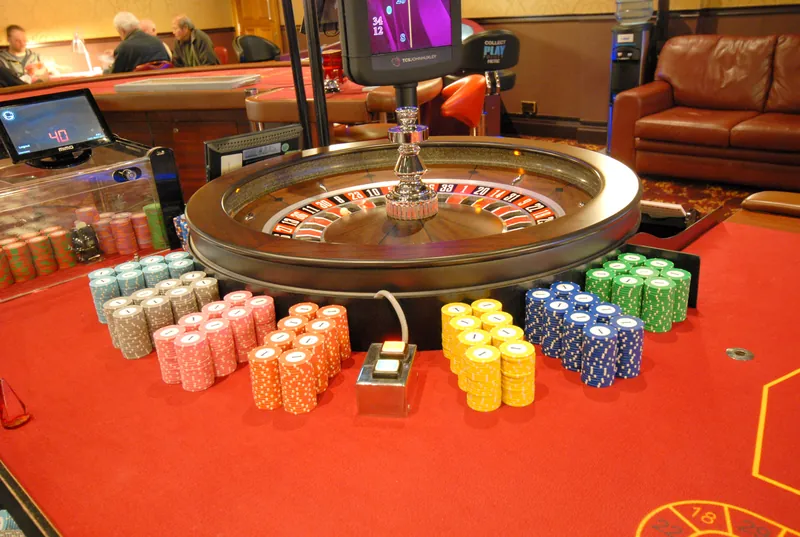Roulette table at Grosvenor Casino Southampton