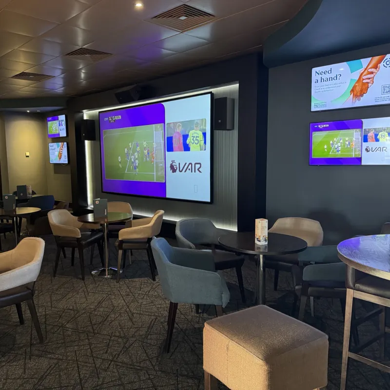 Sports lounge at Grosvenor Casino Southend