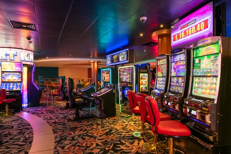 Slot machines at Grosvenor Casino Stoke