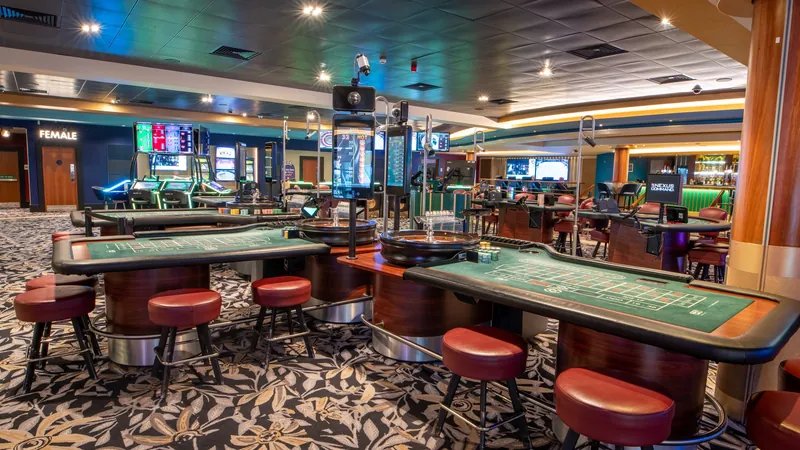 Gaming tables at Grosvenor Casino Stoke