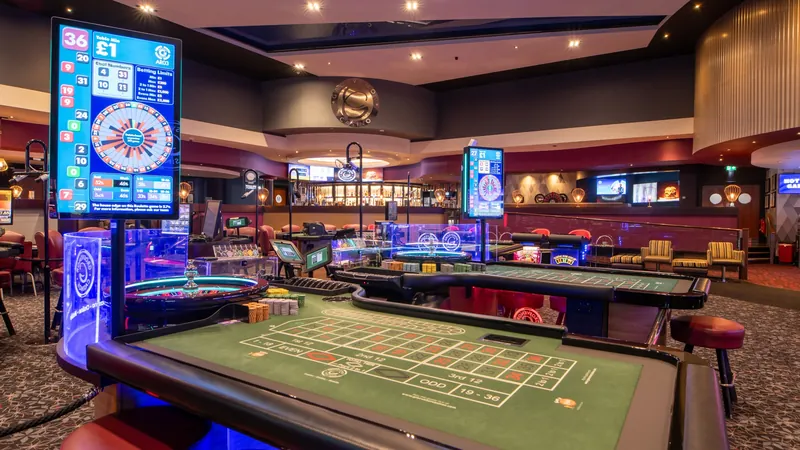 Gaming floor at Grosvenor Casino Walsall