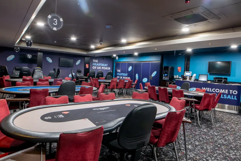 Poker room at Grosvenor Casino Walsall
