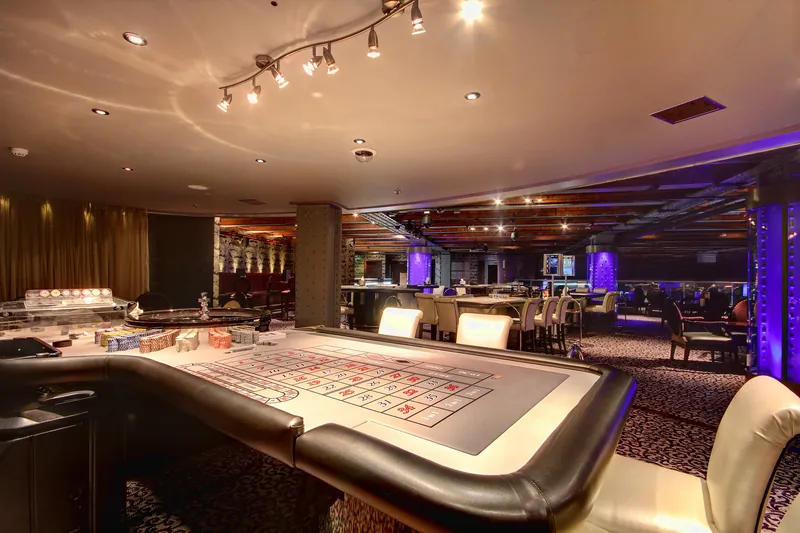 Roulette table at Manchester235 Casino