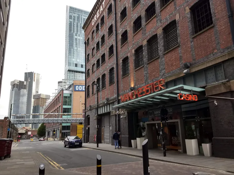 Street entrance to Manchester235 Casino