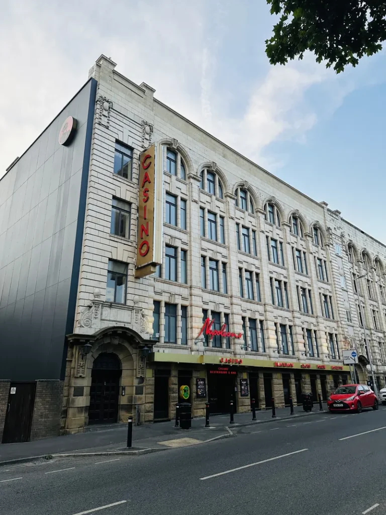 Day exterior of Napoleons Casino Bradford