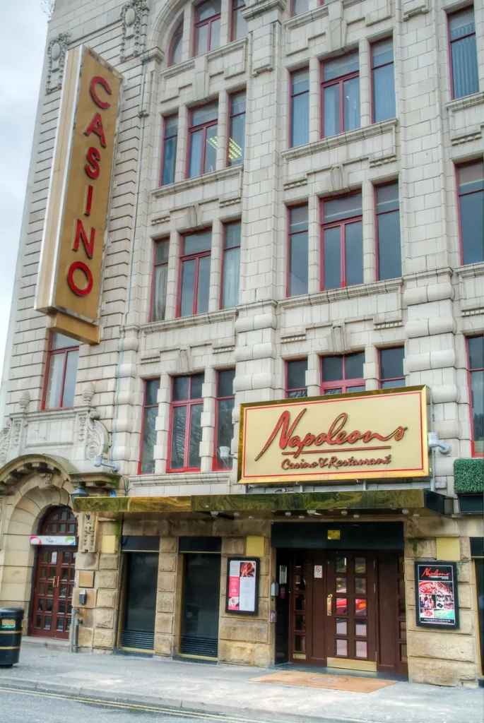 Entrance to Napoleons Casino Bradford