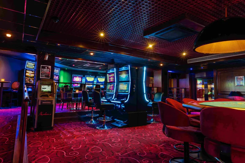 Slot machines at Napoleons Casino Hull