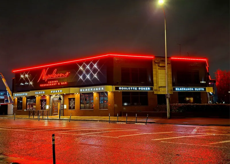 Street view of Napoleons Casino Hull