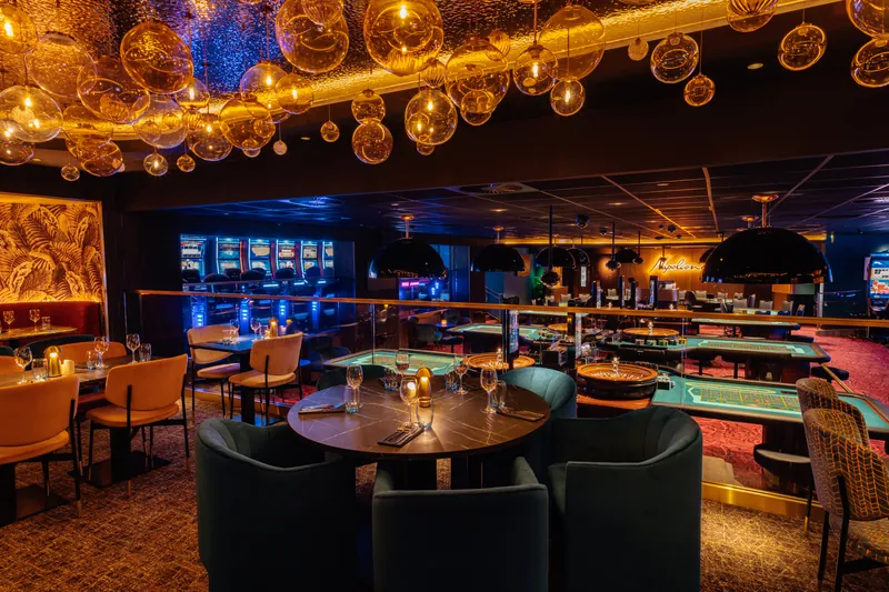 Dining area at Napoleons Casino Leeds