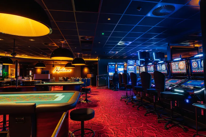 Gaming floor at Napoleons Casino Leeds